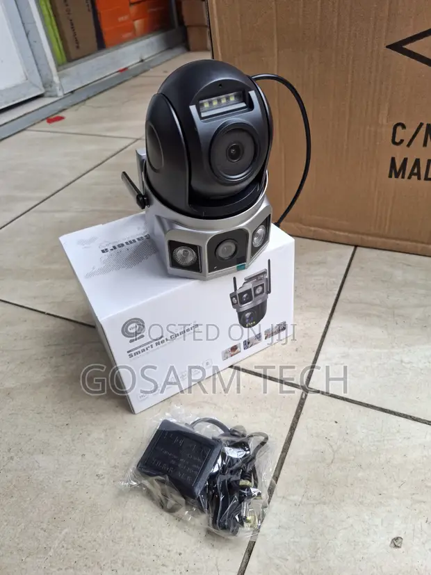 Kamera ya CCTV ya Lenzi Mbili ya 4G SIM (V380 Pro) - 1