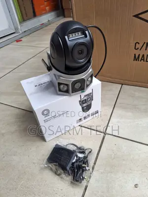 Kamera ya CCTV ya Lenzi Mbili ya 4G SIM (V380 Pro)