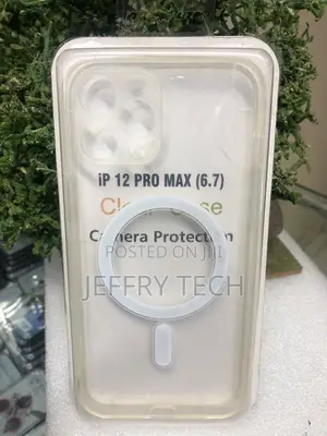 Kifaa cha Kinga cha MagSafe Chenye Uwazi kwa iPhone 12 Pro Max