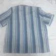 XXL Vintage Vertical Striped Short-Sleeve Blouse (Oversized) - 2