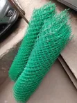 Green PVC Chain Link Fencing - 6ft - 2