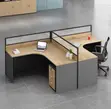 2-Way Open Curved Modular Workstation - 2