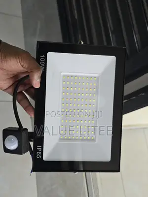 100W AC Floodlight with Motion Sensor
