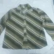 XXL Reclaimed Vintage Diagonal Striped Blouse - 1