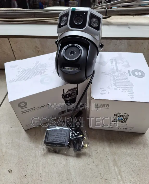 Kamera ya Usalama ya V380 Pro Dual Lens 4G SIM - 1