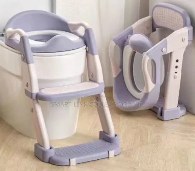 3-in-1 Toddler Potty Training Seat with Step Ladder - 1