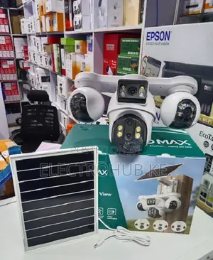 V380MAX BP19 4G Solar PTZ CCTV Camera with 4 Lenses