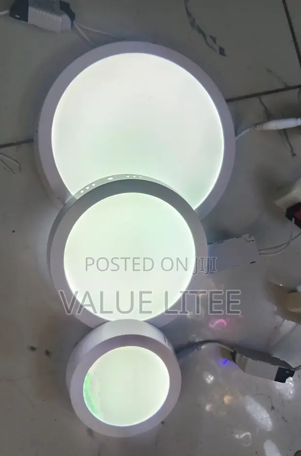 6W LED Surface Panel Light - Round - 1