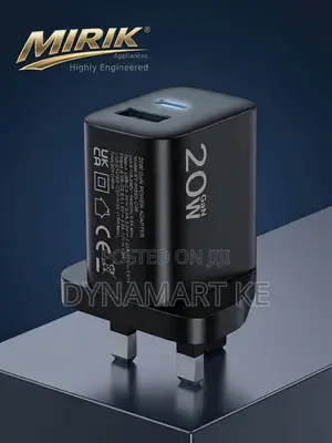 MIRIK FluxPrime 20W GaN PD PPS Fast Charger