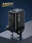 MIRIK FluxPrime 20W GaN PD PPS Chaja ya Haraka - 1
