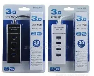 USB 3.0 Hub - 4 Port kwa Laptop/PC