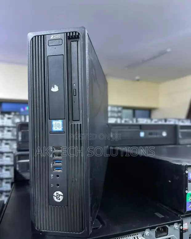 HP Z240 SFF Desktop Kompyuta - Core i5, 8GB RAM, 500GB HDD - 1