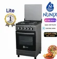 New Nunix 50x55 3+1 Standing Cooker with Electric Oven - 2