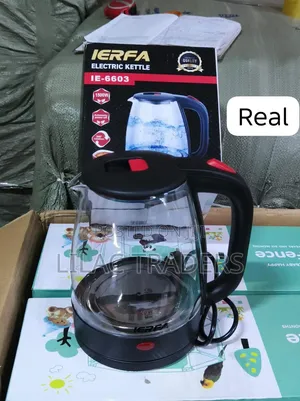 Clear Water Heater Kettle ya Umeme 2L