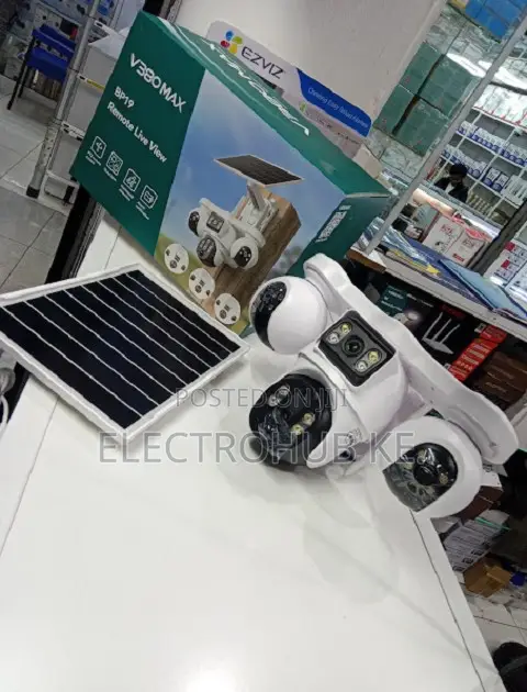 4G Solar V380MAX BP19 Kamera ya PTZ Nje ya Lenzi Nne - 1