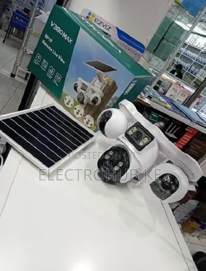 4G Solar V380MAX BP19 Kamera ya PTZ Nje ya Lenzi Nne