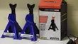 3 Ton Double-Locking Safety Jack Stand - Blue - 2