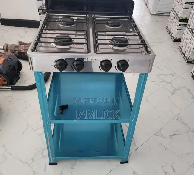Rebune 4 Gas Cooker with Stand RE-4-066 - 1