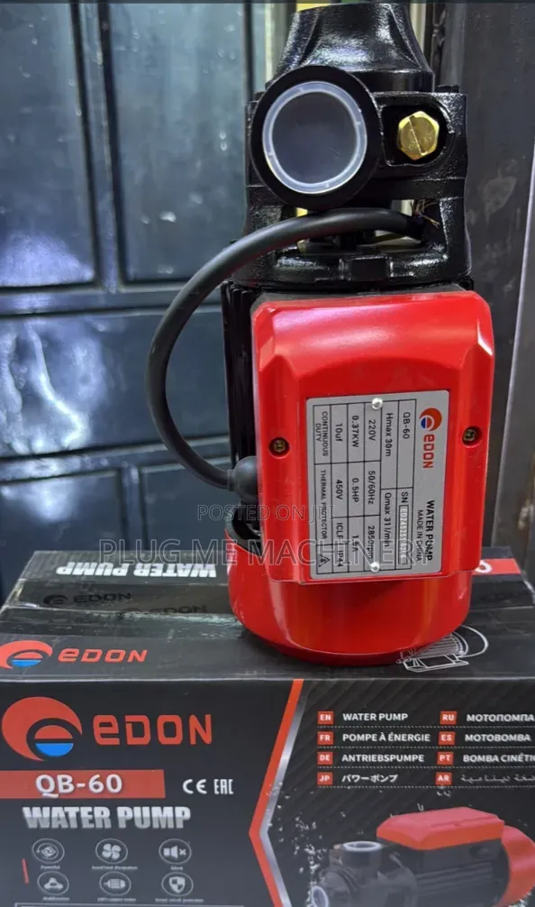 Edon QB-60 High Pressure Booster Water Pump - 1