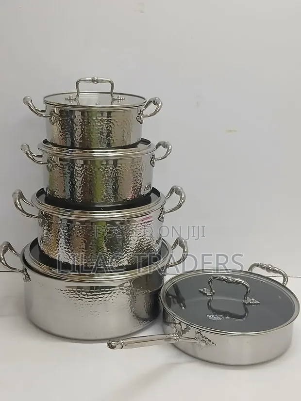 Premium 10-Piece Stainless Steel Cooking Set - 1
