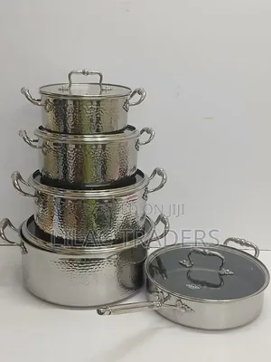 Premium 10-Piece Stainless Steel Cooking Set