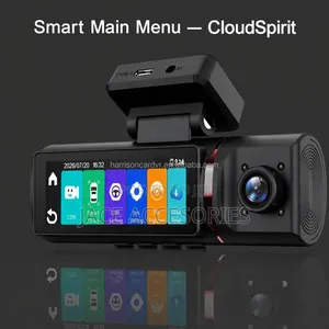 4G LTE DVR Dash Cam 3-Way Kamera ya Mbele 2K