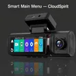 4G LTE DVR Dash Cam 3-Way Kamera ya Mbele 2K - 1