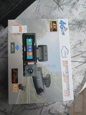 3-Channel 4G LTE Dash Cam with 2K Front Camera