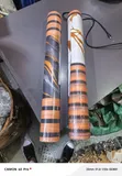 Brown Marble Fluted Wallpaper - Brand New - 2