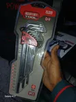 Eff Tool 9-Piece Extra-Long Torx Hex Key Set (Model 15319) - 1