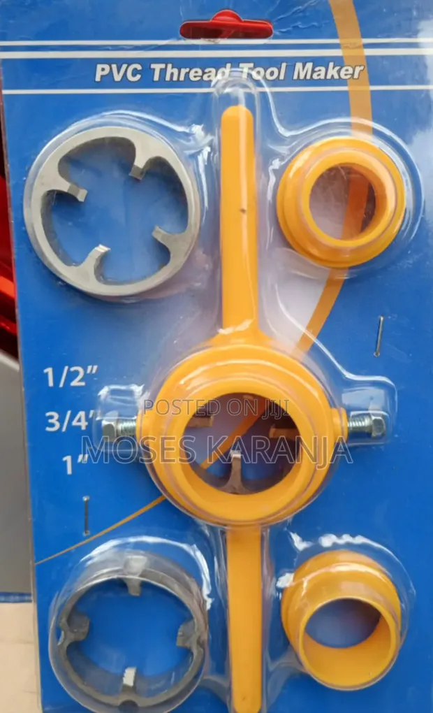 PVC Thread Cutting Tool for Pipe Installation - 1