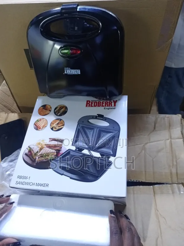 Redberry Sandwich Maker - Mpya Kabisa - 1
