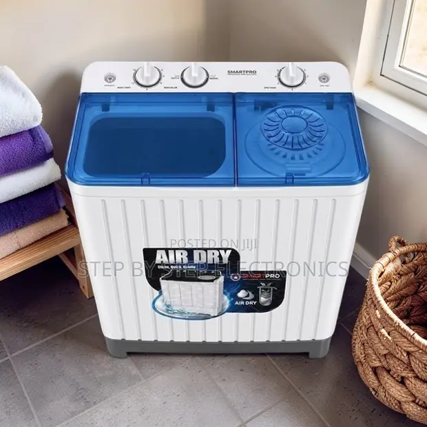 Smartpro 10Kg Twin Tub Washing Machine Ndogo - 1