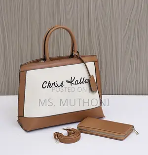 Mfuko wa Tote wa Classy Chris Kalla na Mkoba Unaolingana