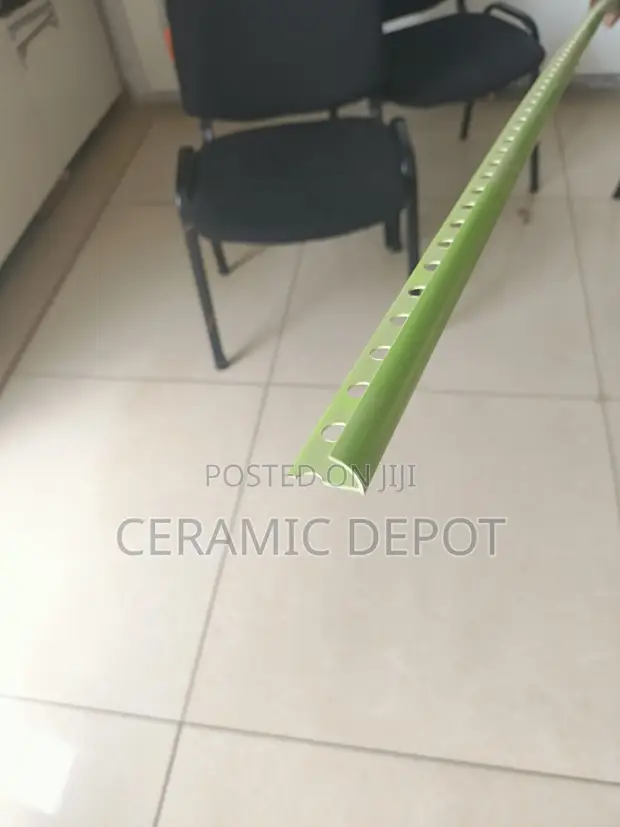 PVC Tile Corner Strip Light Green SC06 - 2.4m - 1