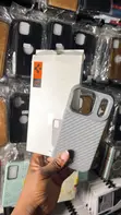 Kifaa cha Simu cha Kijivu cha Carbon-Fiber kwa iPhone 17 Pro - 1