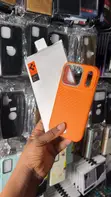 Kifaa cha Simu cha Kijivu cha Carbon-Fiber kwa iPhone 17 Pro - 2