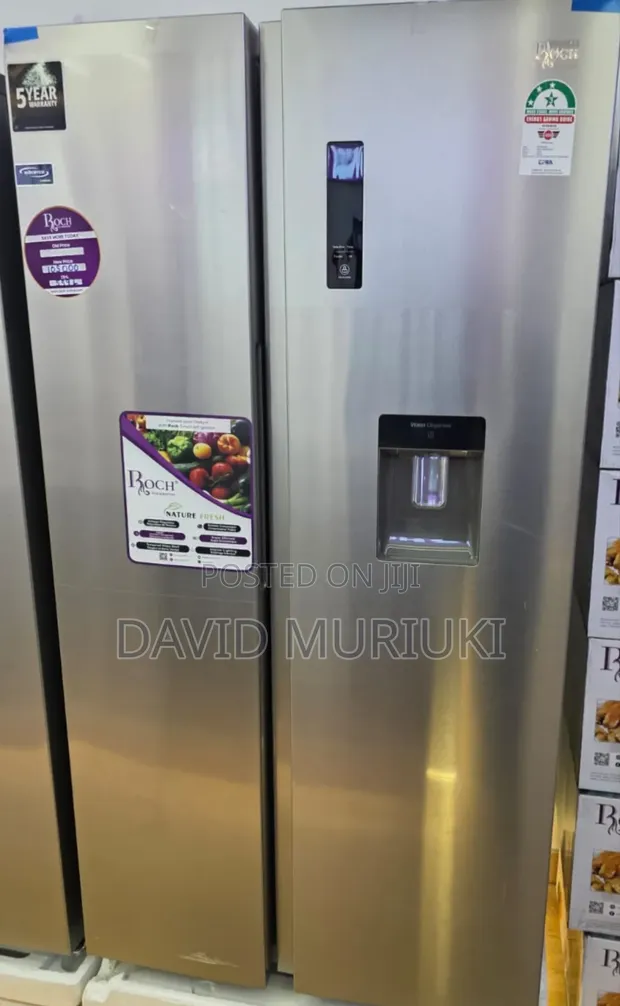 Roch 559L Side-by-Side Refrigerator with Dispenser - 1