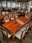 Solid 8-Seater Dining Table Set - 1