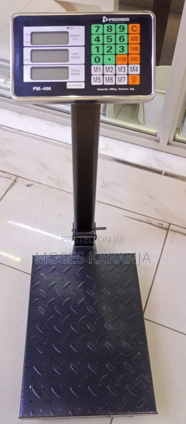Premier 200kg Heavy Duty Electronic Weighing Machine - 1