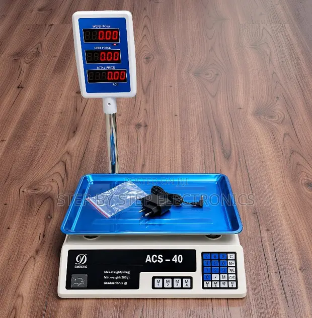 ACS 40 Digital Weighing Scale - 40kg Capacity - 1