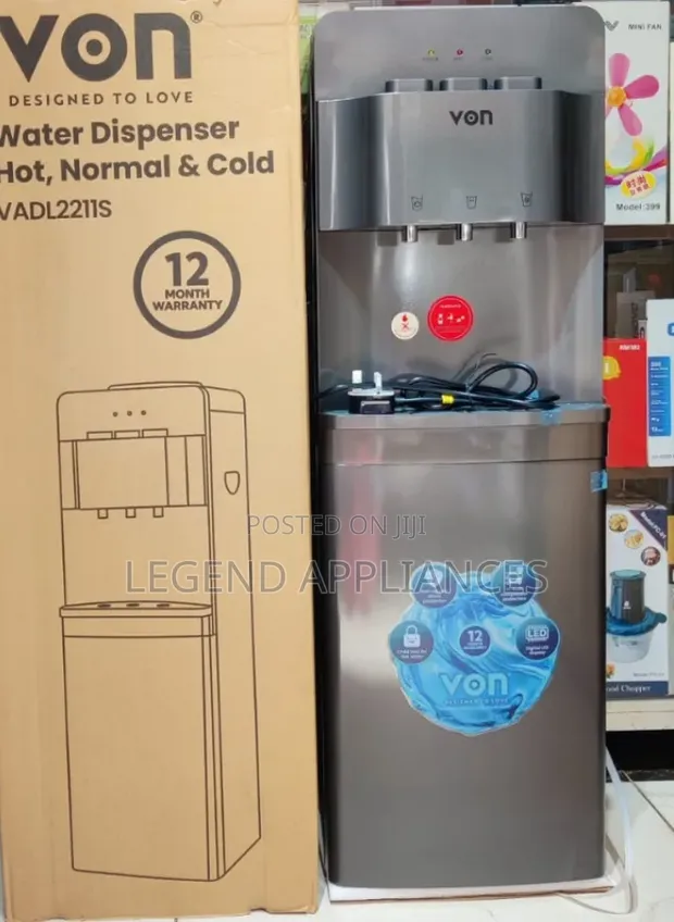 Von Water Dispenser 2211S - Moto, Baridi na Kawaida - 1