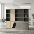Executive Brown Wall File Unit - 5