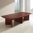 Meza ya Bodi ya Mahogany ya 3.5M - 3
