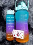 Motivational 2-in-1 Water Bottle (900ml & 2000ml) - 2