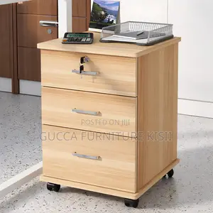 Kabati la Kusimama la Droo 3 na Magurudumu