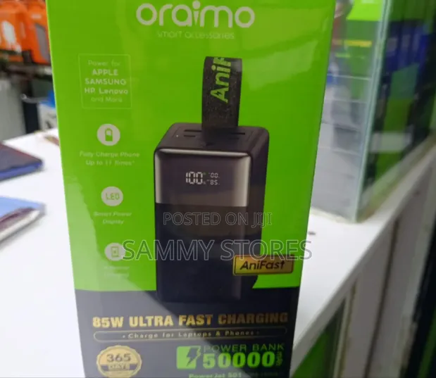 Oraimo 5000mAh Compact Fast Charging Power Bank - 1