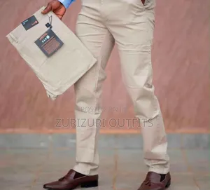 Barena Khakis za Kawaida - Suruali za Wanaume Slim Fit
