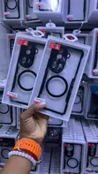 XUNDD Nyeusi Magnetic Shockproof Case kwa iPhone 16 Pro Max - 2