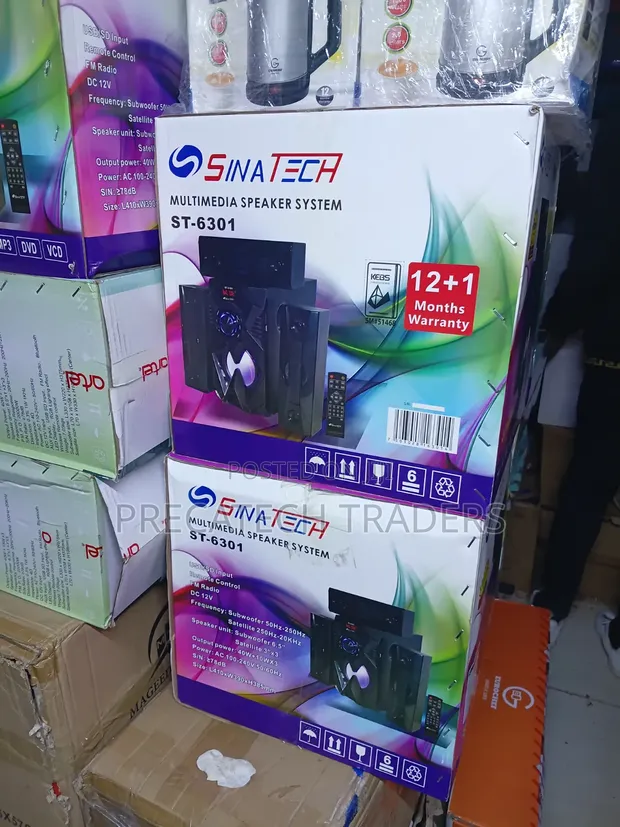 Sinatech ST-6301 3.1CH Speaker za Multimedia - 20,000W PMPO - 1